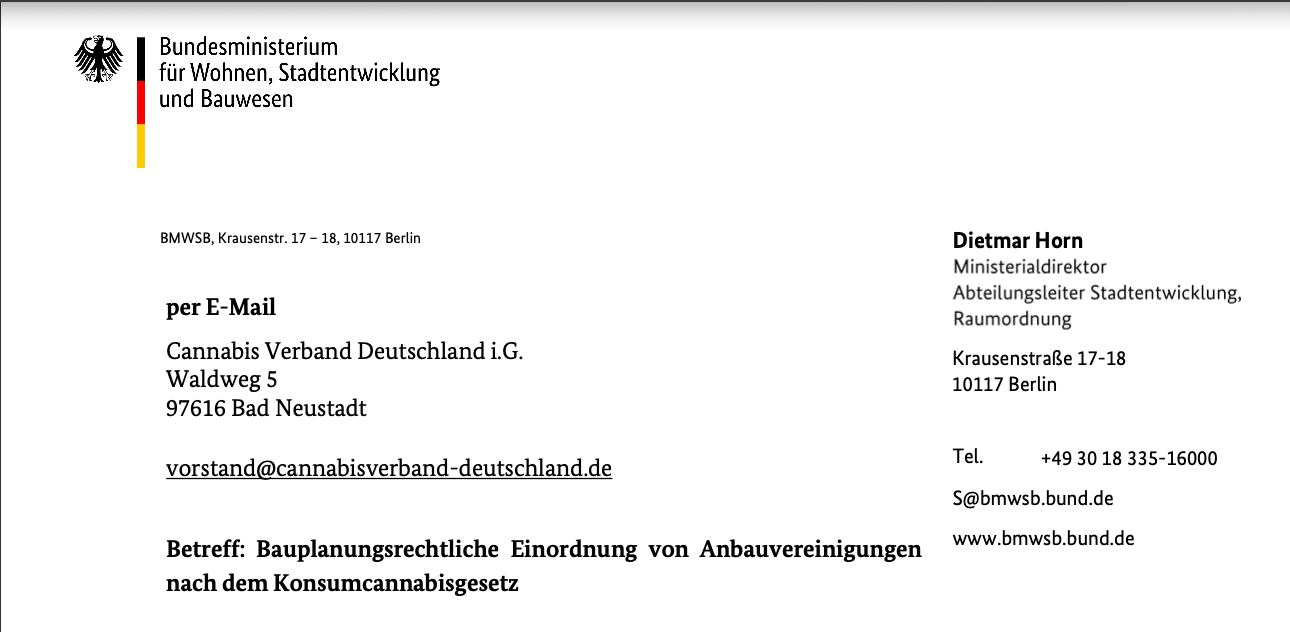 Baurechtliche Einordnung des BMWSB